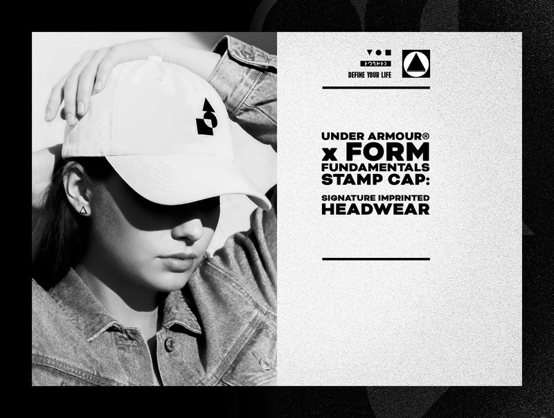 The Form Fundamentals Stamp Cap Product Banner from Form Finding Design