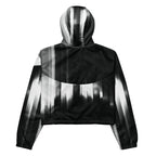 Black and white striped jacket on a white background