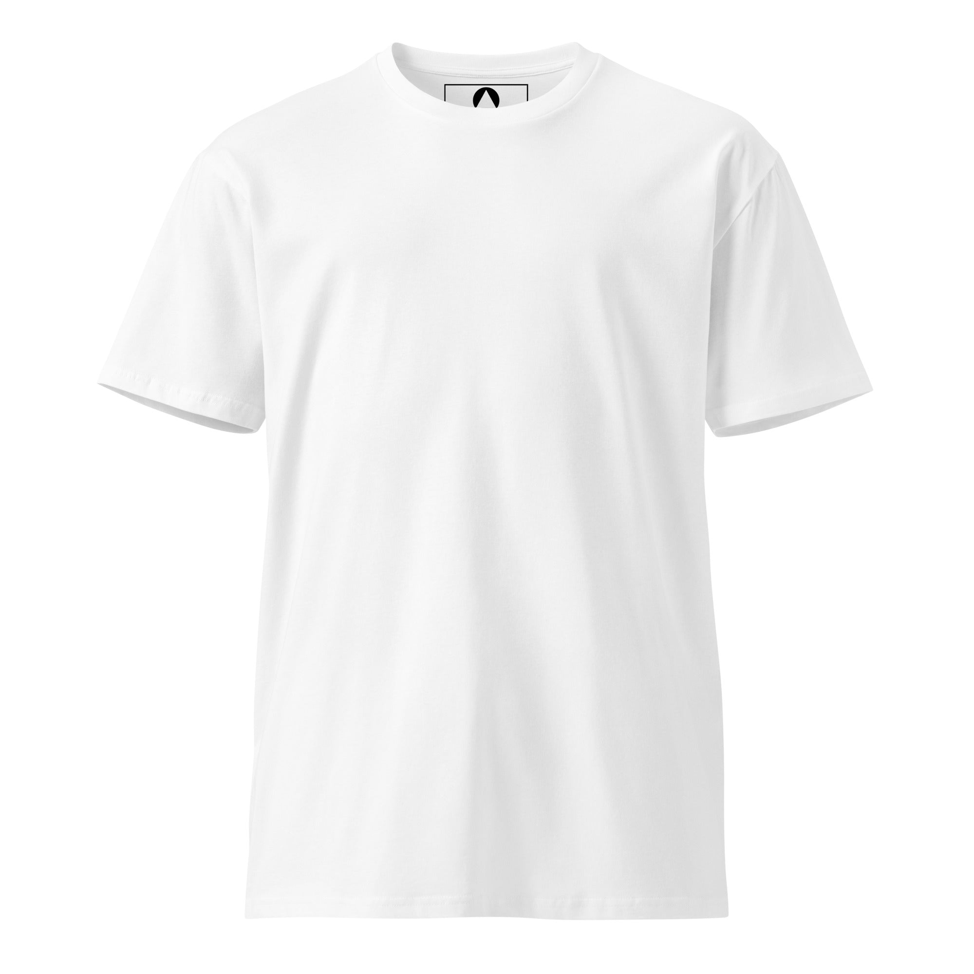 Front view of a plain women's t-shirt by Form Finding Design