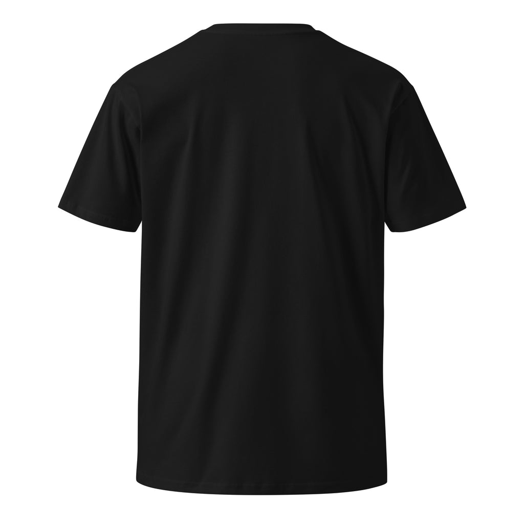 Back view of a plain women's t-shirt by Form Finding Design