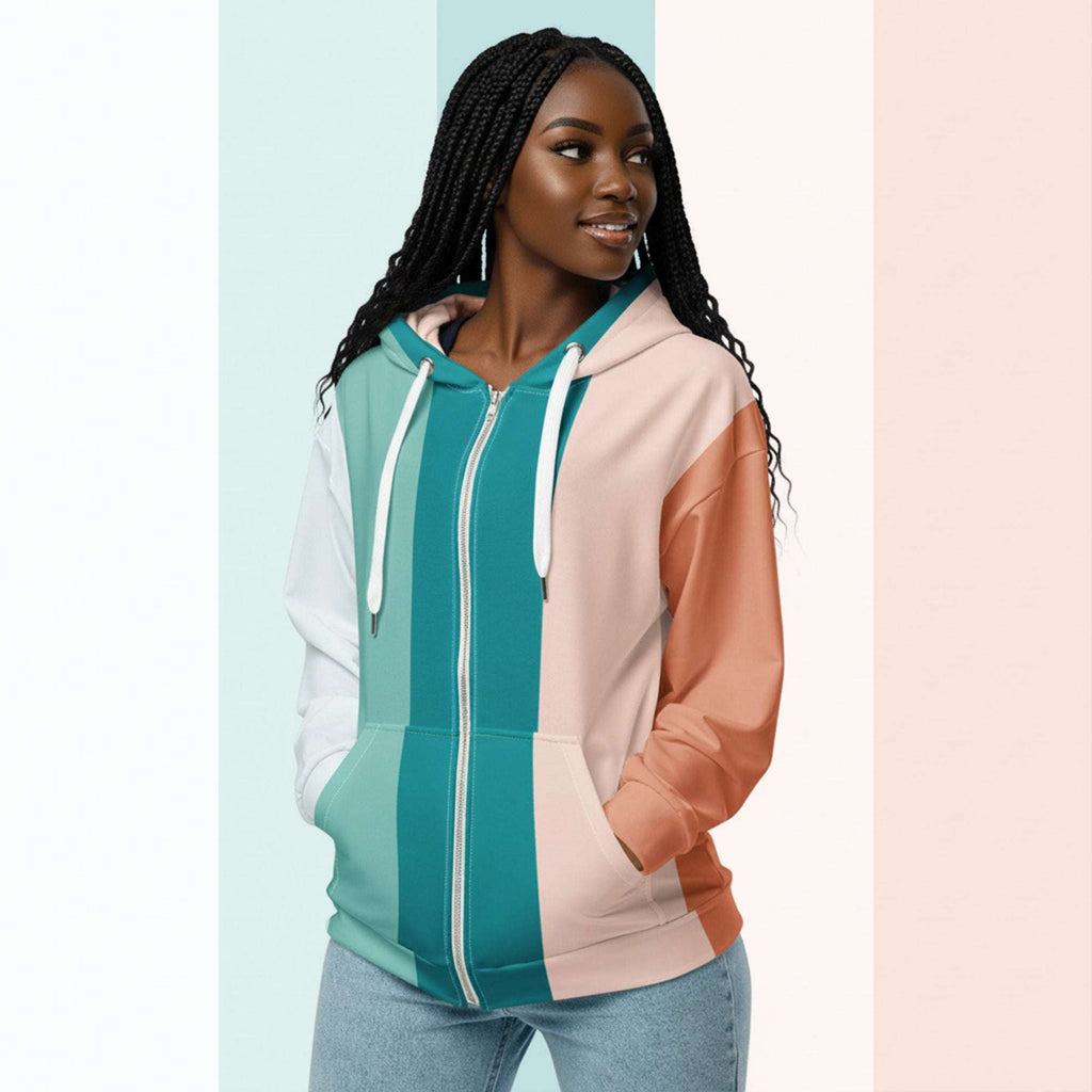 Her Palette Strip Hoodie (No.06)