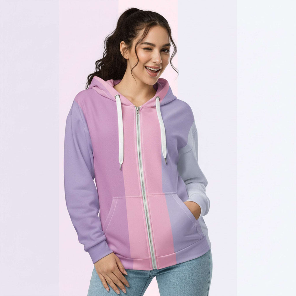 Her Palette Strip Hoodie (No.09)