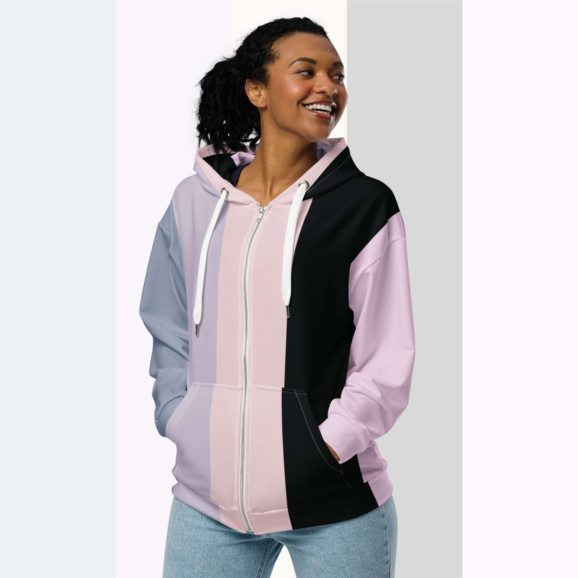 Her Palette Strip Hoodie (No.11)