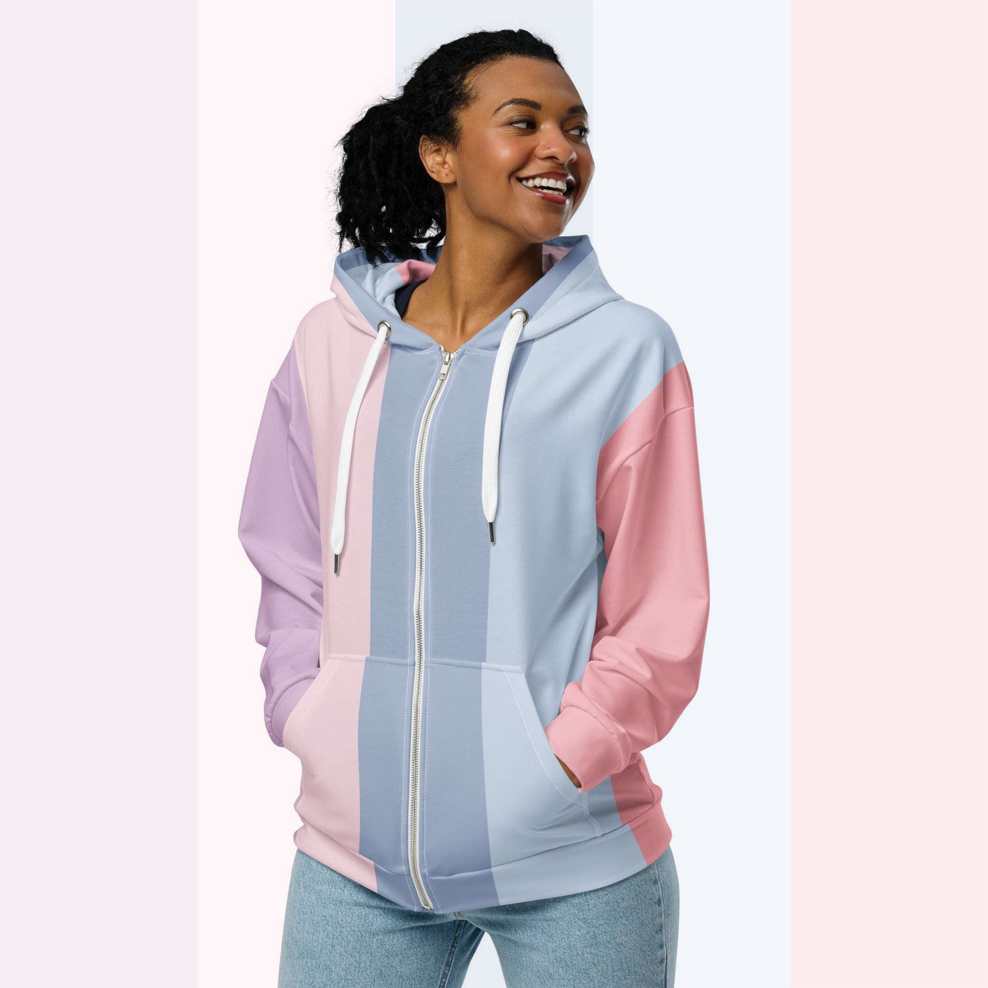 Her Palette Strip Hoodie (No.02)