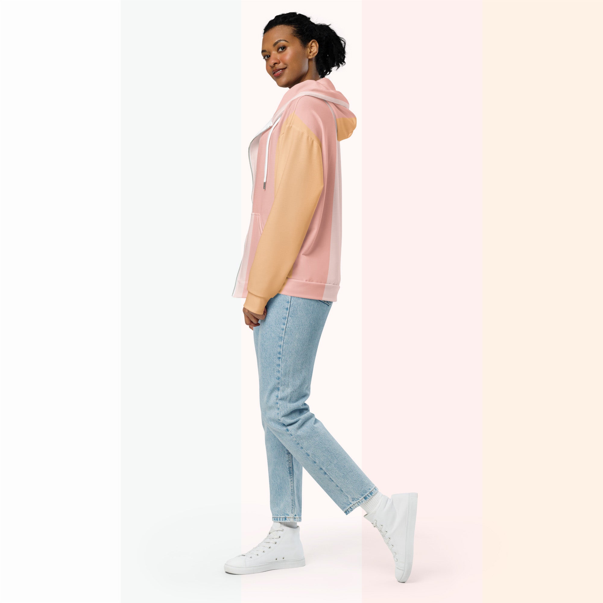 Her Palette Strip Hoodie (No.03)