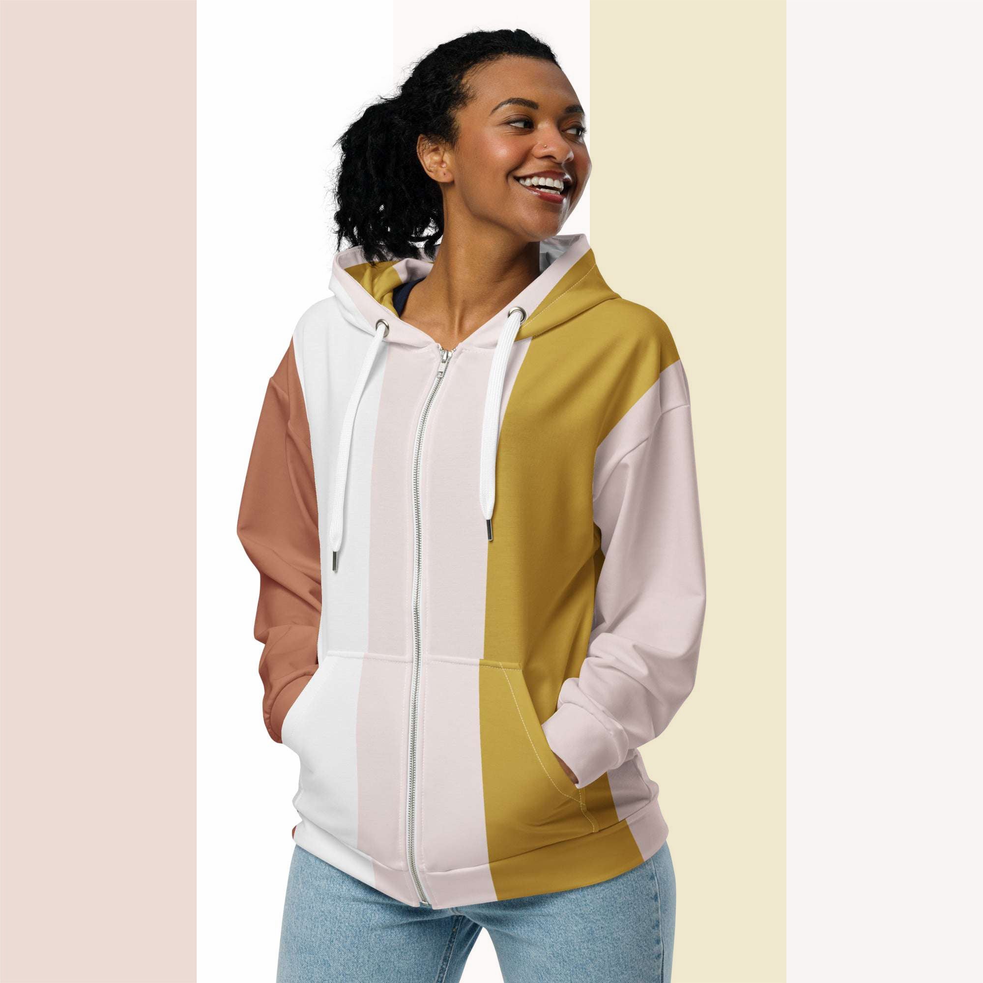 Her Palette Strip Hoodie (No.04)