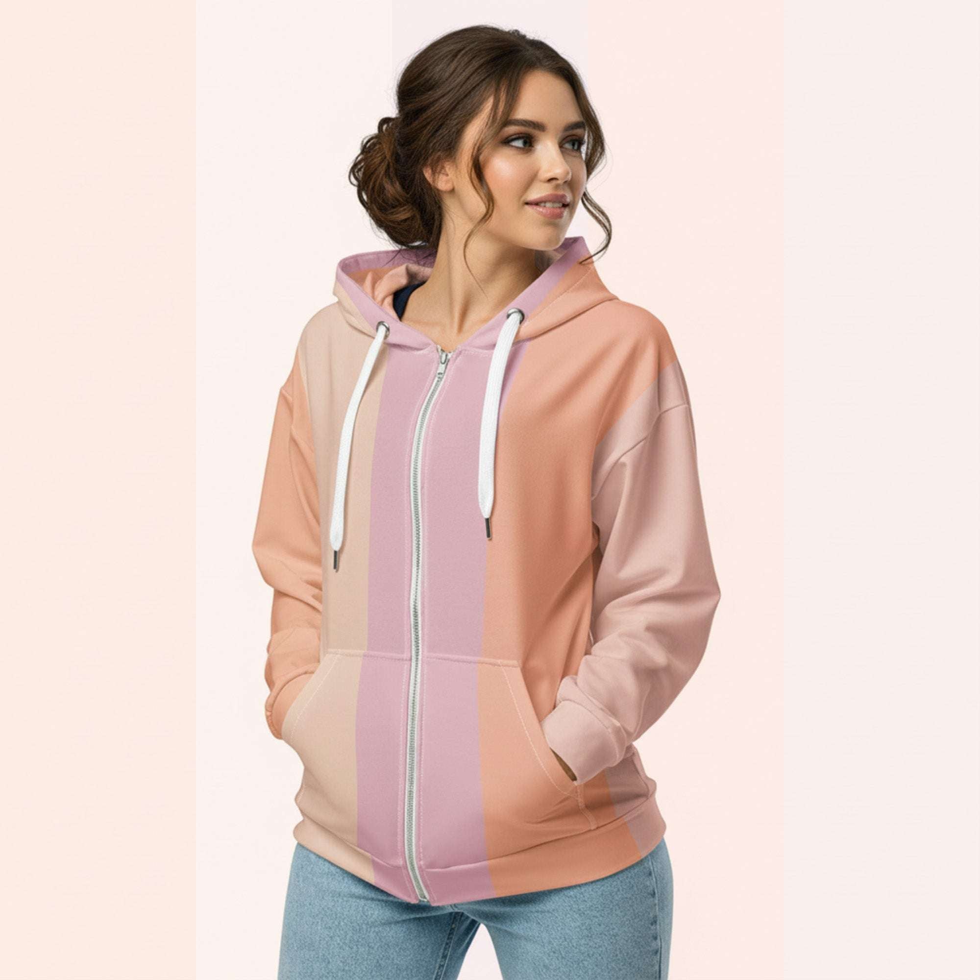 Her Palette Strip Hoodie (No.05)