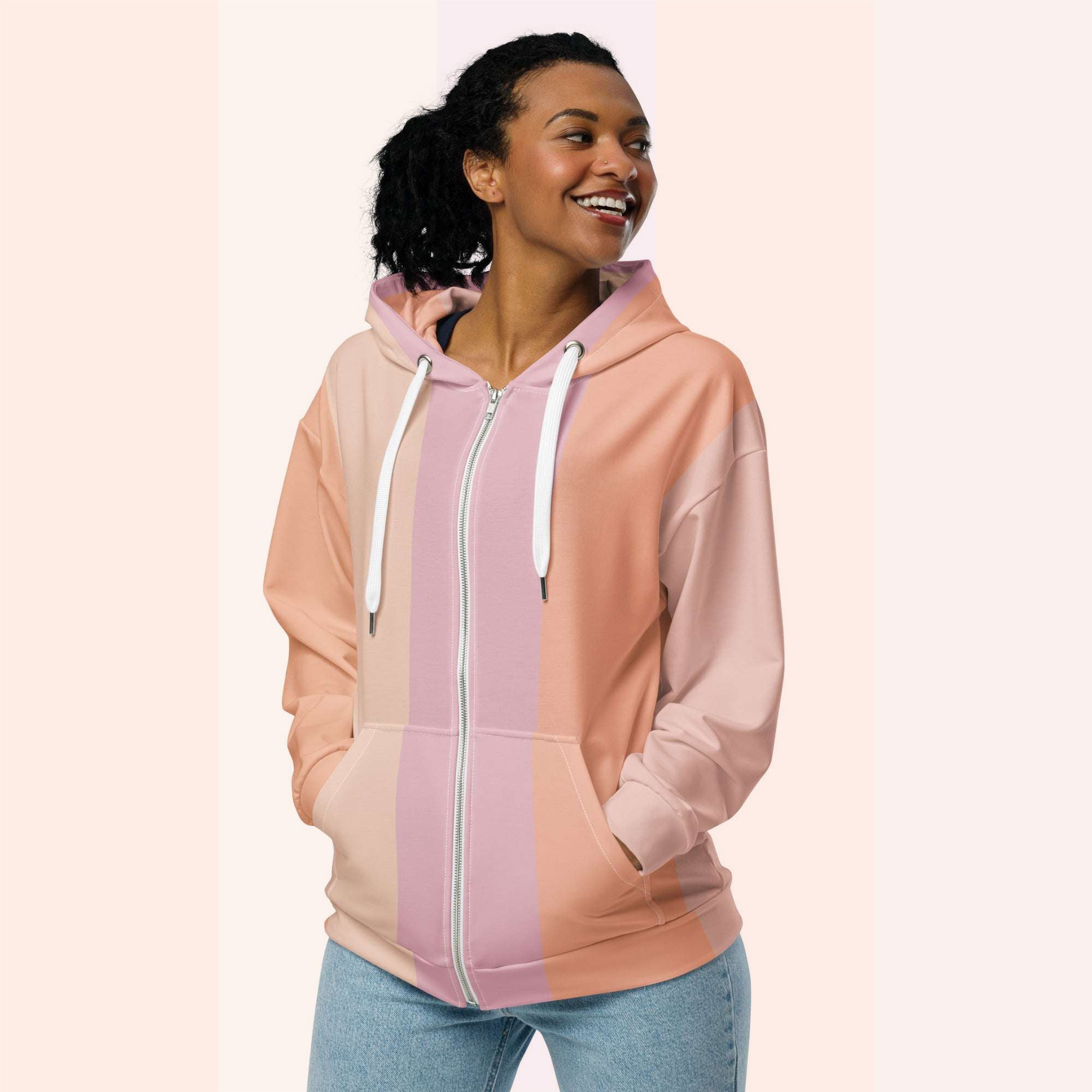 Her Palette Strip Hoodie (No.05)