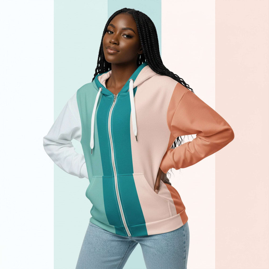 Her Palette Strip Hoodie (No.06)