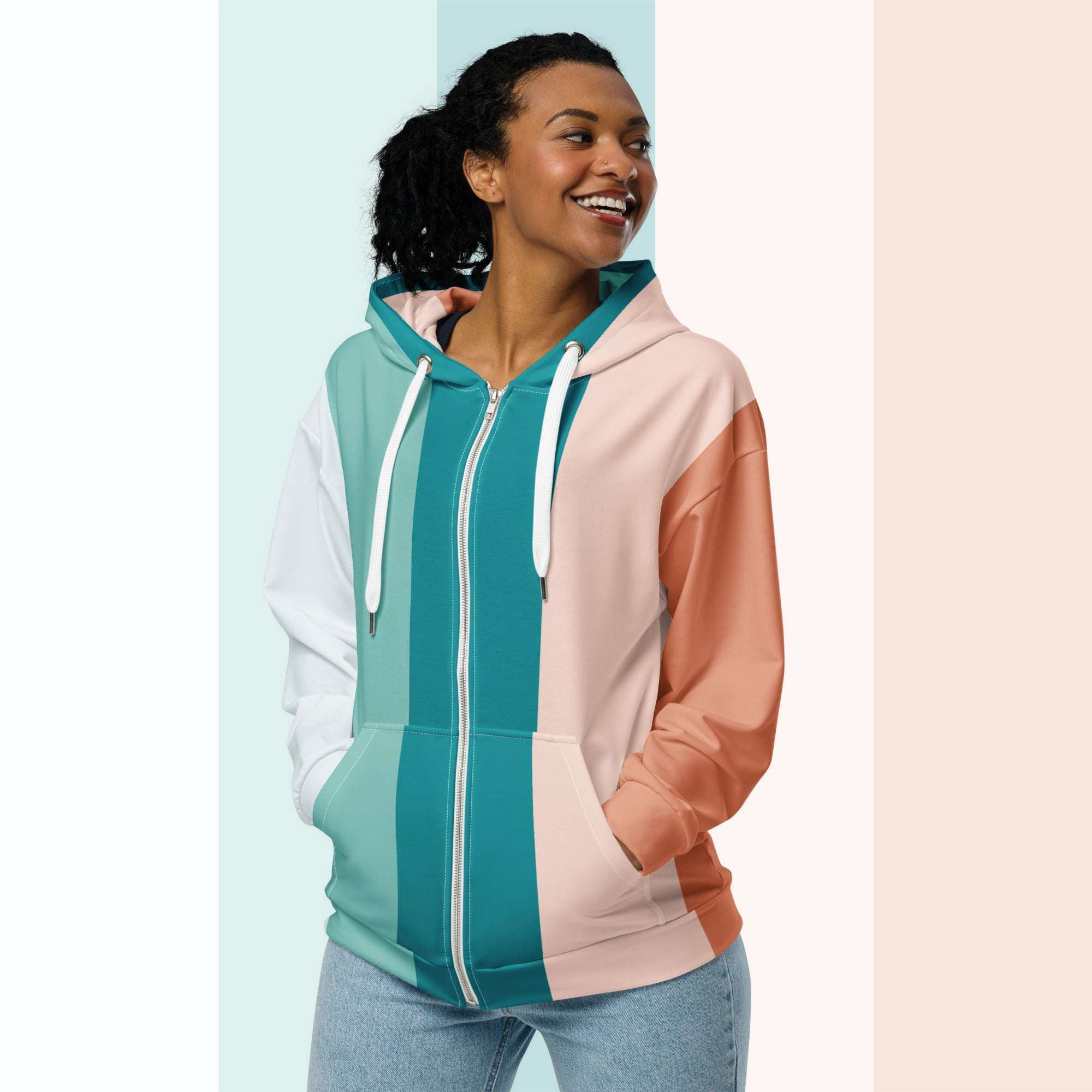 Her Palette Strip Hoodie (No.06)