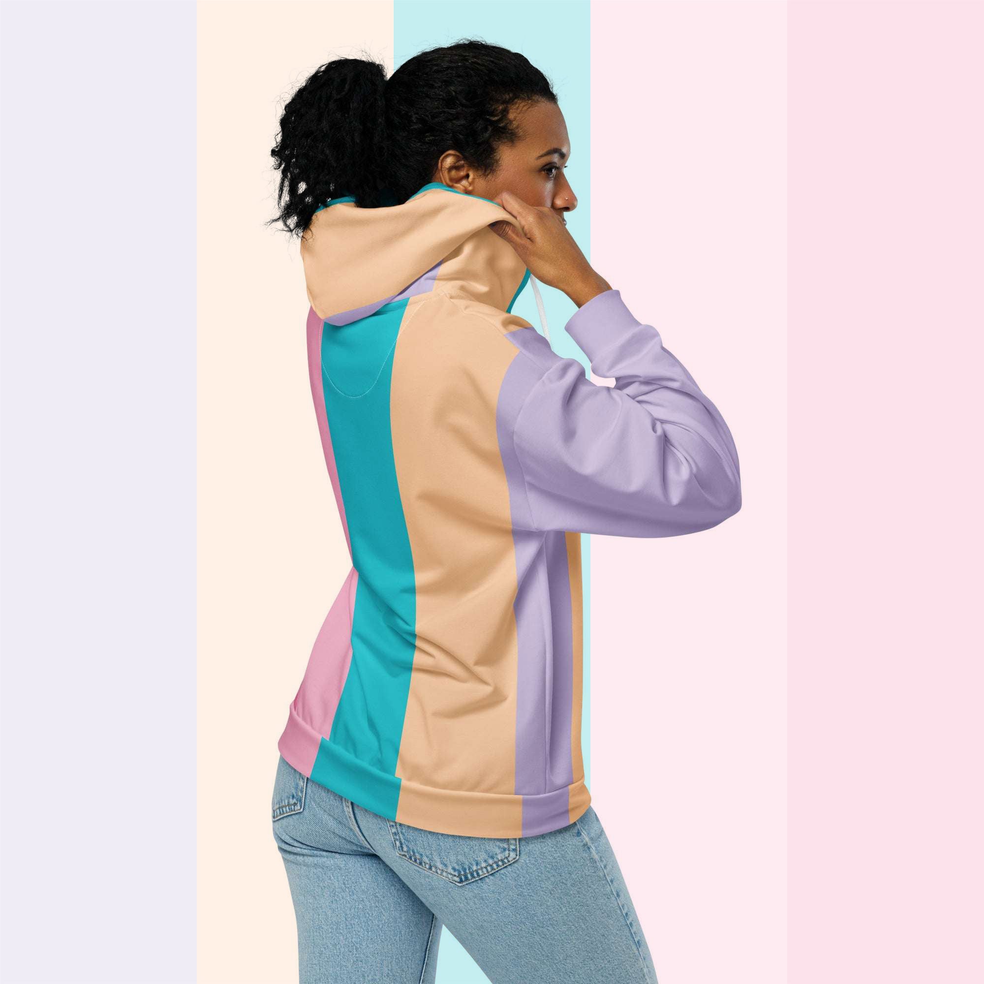 Her Palette Strip Hoodie (No.08)