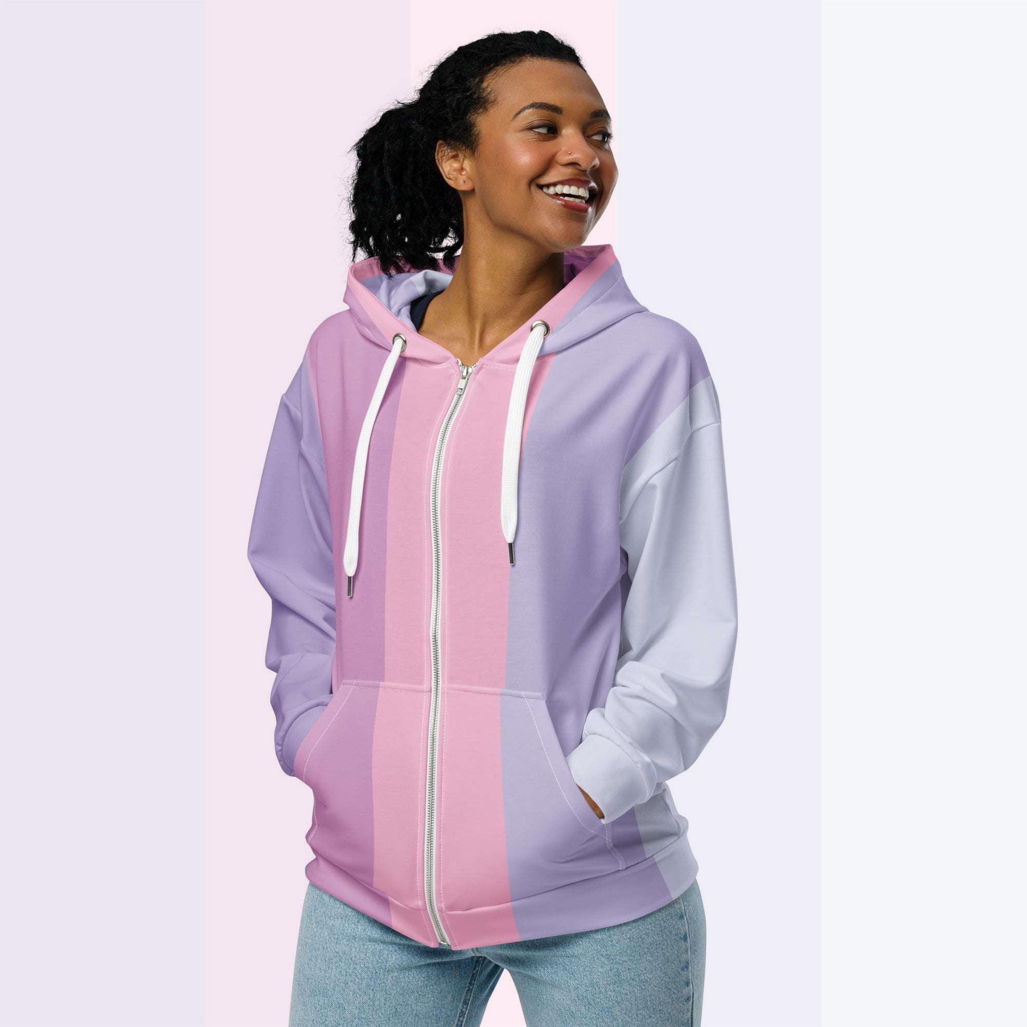 Her Palette Strip Hoodie (No.09)