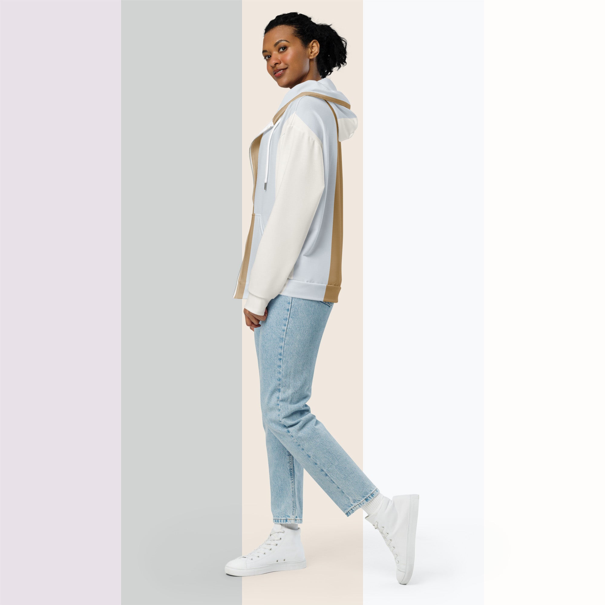 Her Palette Strip Hoodie (No.10)