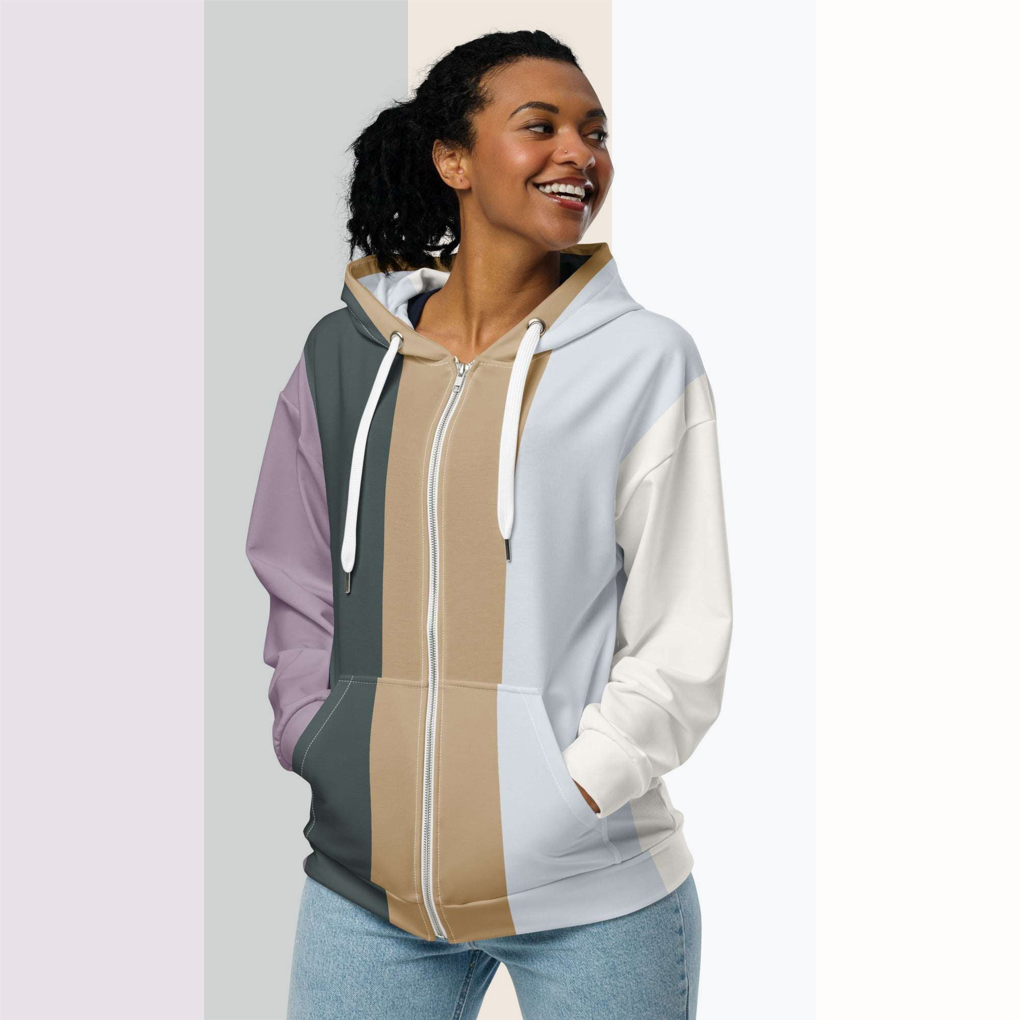 Her Palette Strip Hoodie (No.10)