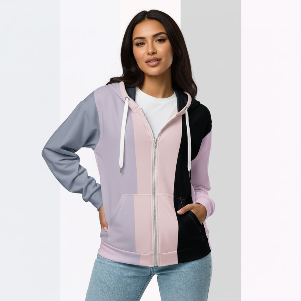 Her Palette Strip Hoodie (No.11)
