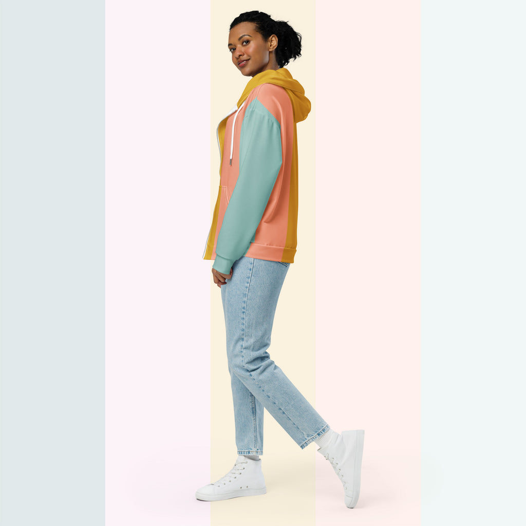 Her Palette Strip Hoodie (No.12)