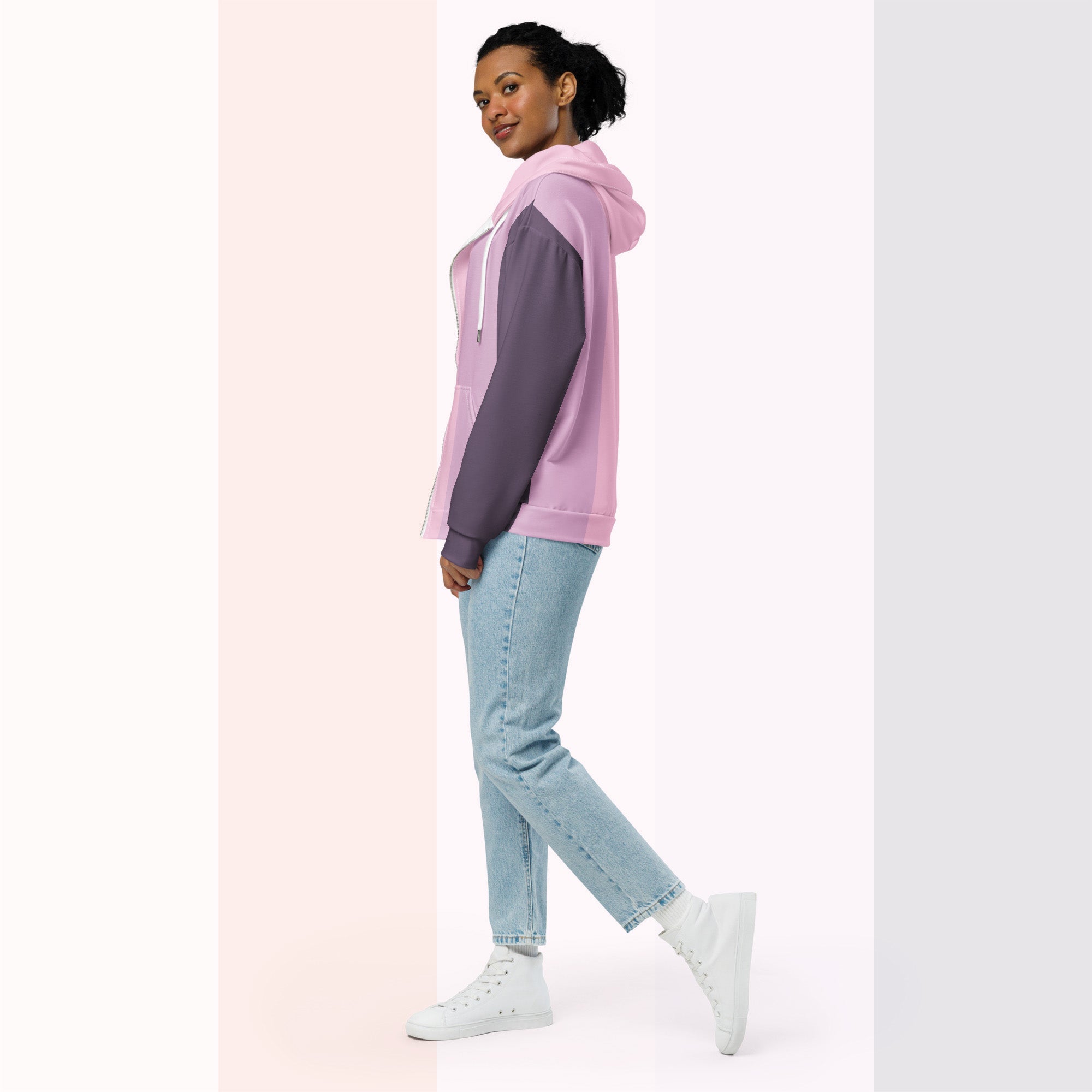 Her Palette Strip Hoodie (No.14)