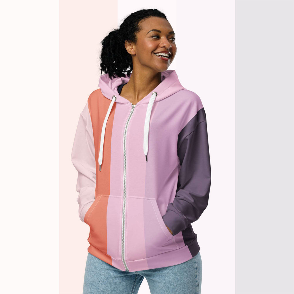 Her Palette Strip Hoodie (No.14)