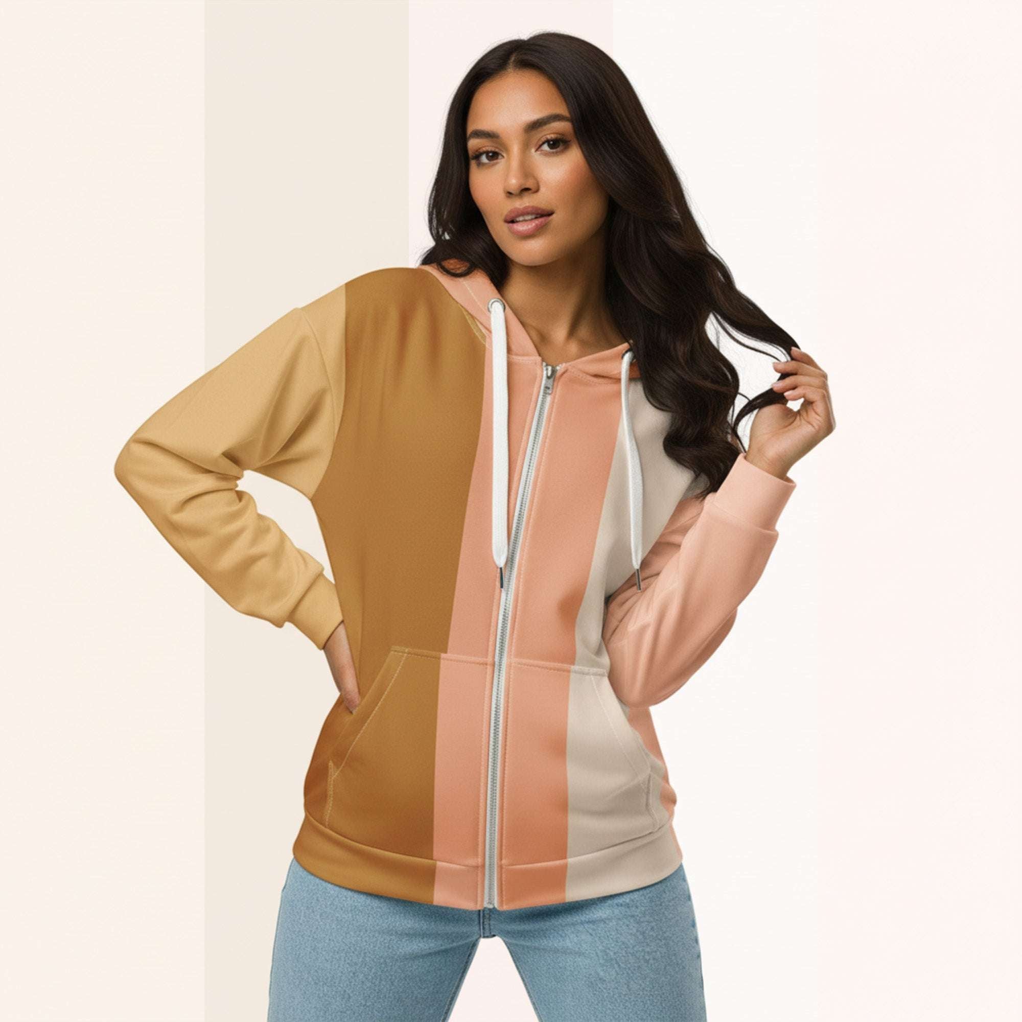 Her Palette Strip Hoodie (No.15)