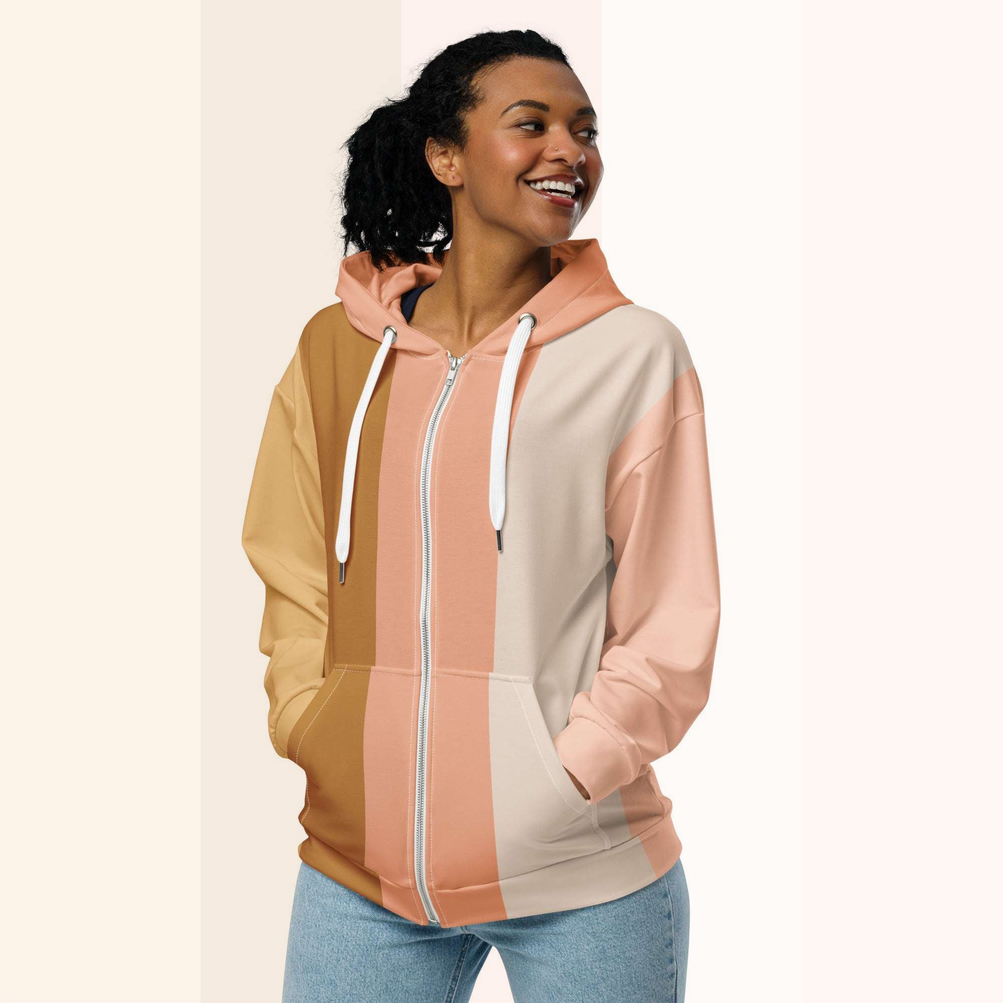 Her Palette Strip Hoodie (No.15)