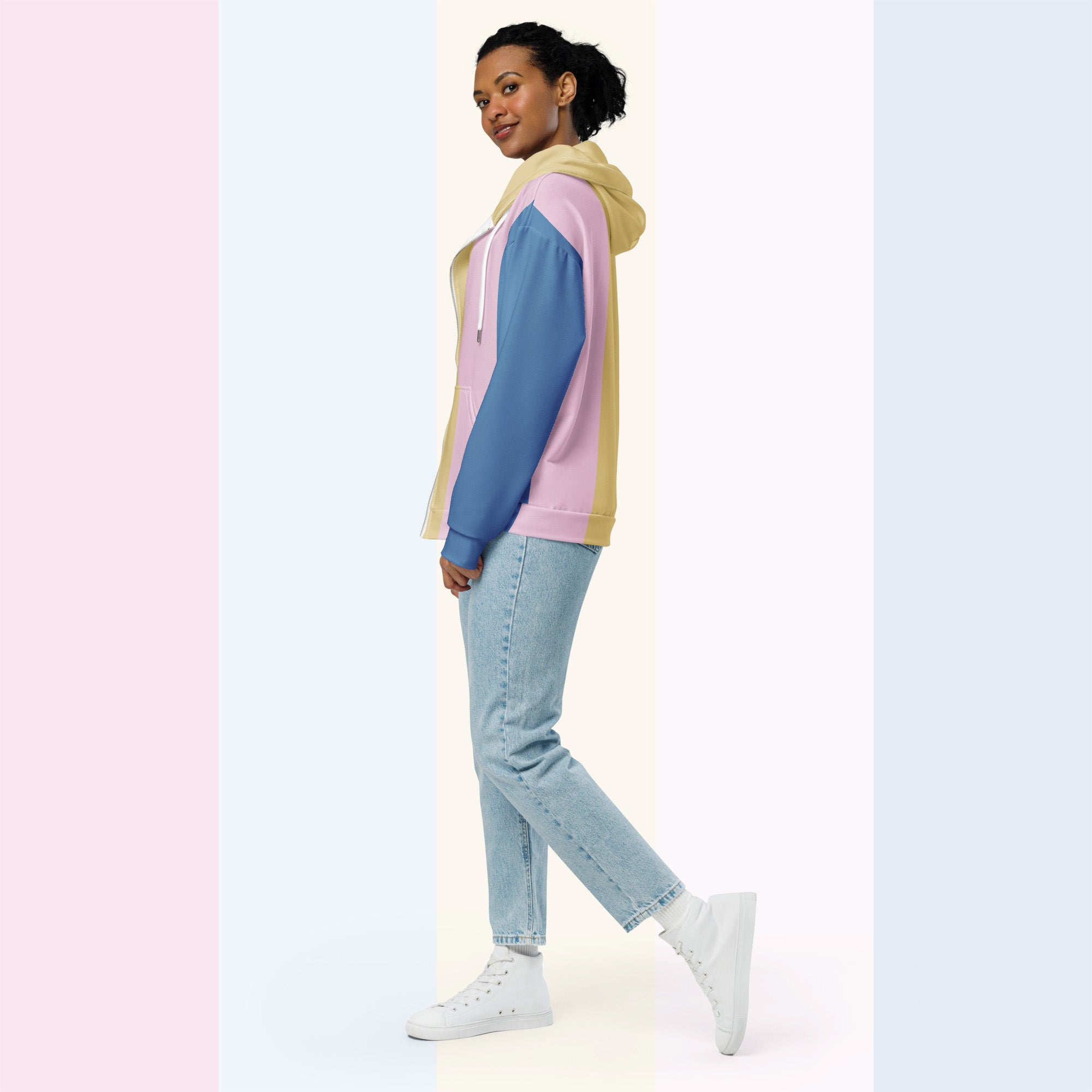 Her Palette Strip Hoodie (No.16)