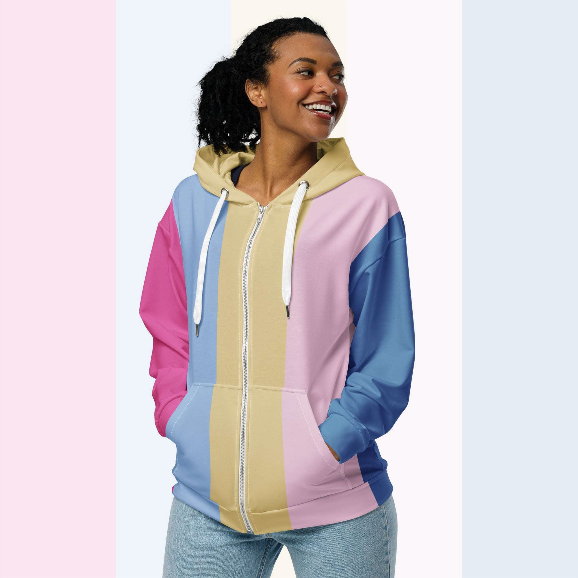 Her Palette Strip Hoodie (No.16)