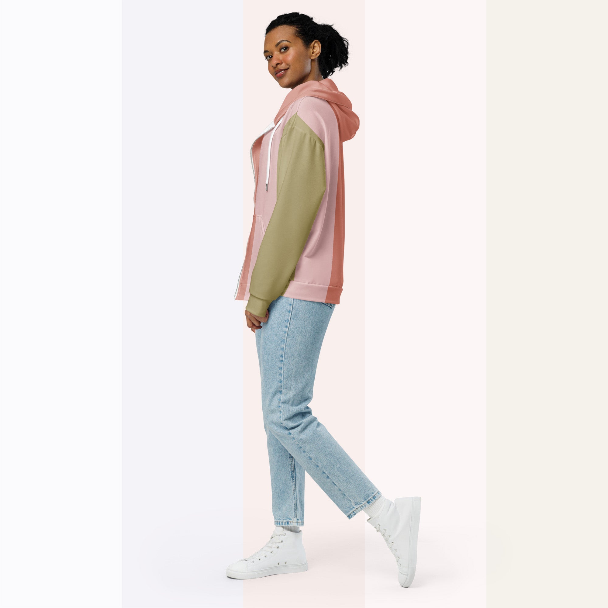 Her Palette Strip Hoodie (No.18)