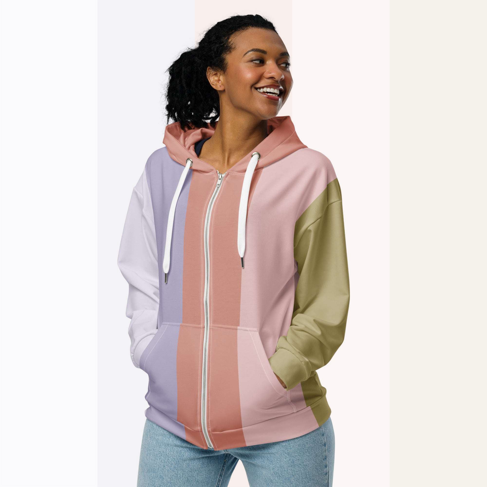 Her Palette Strip Hoodie (No.18)