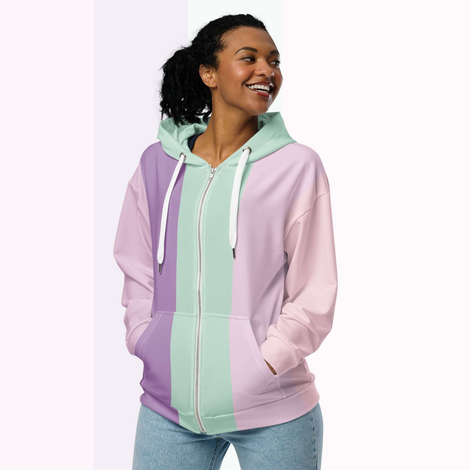 Her Palette Strip Hoodie (No.19)