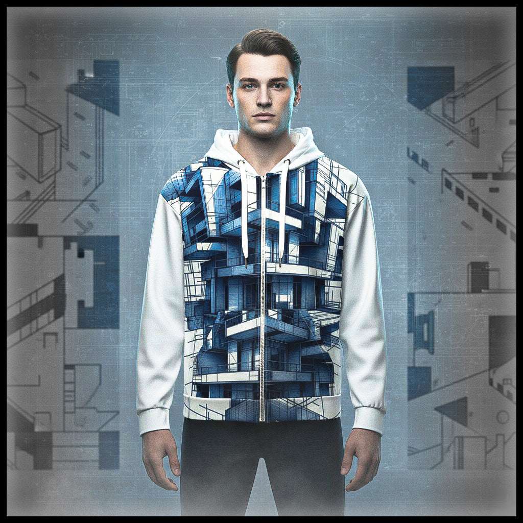 Men's Blueprint Bleed Hoodie (No.15)