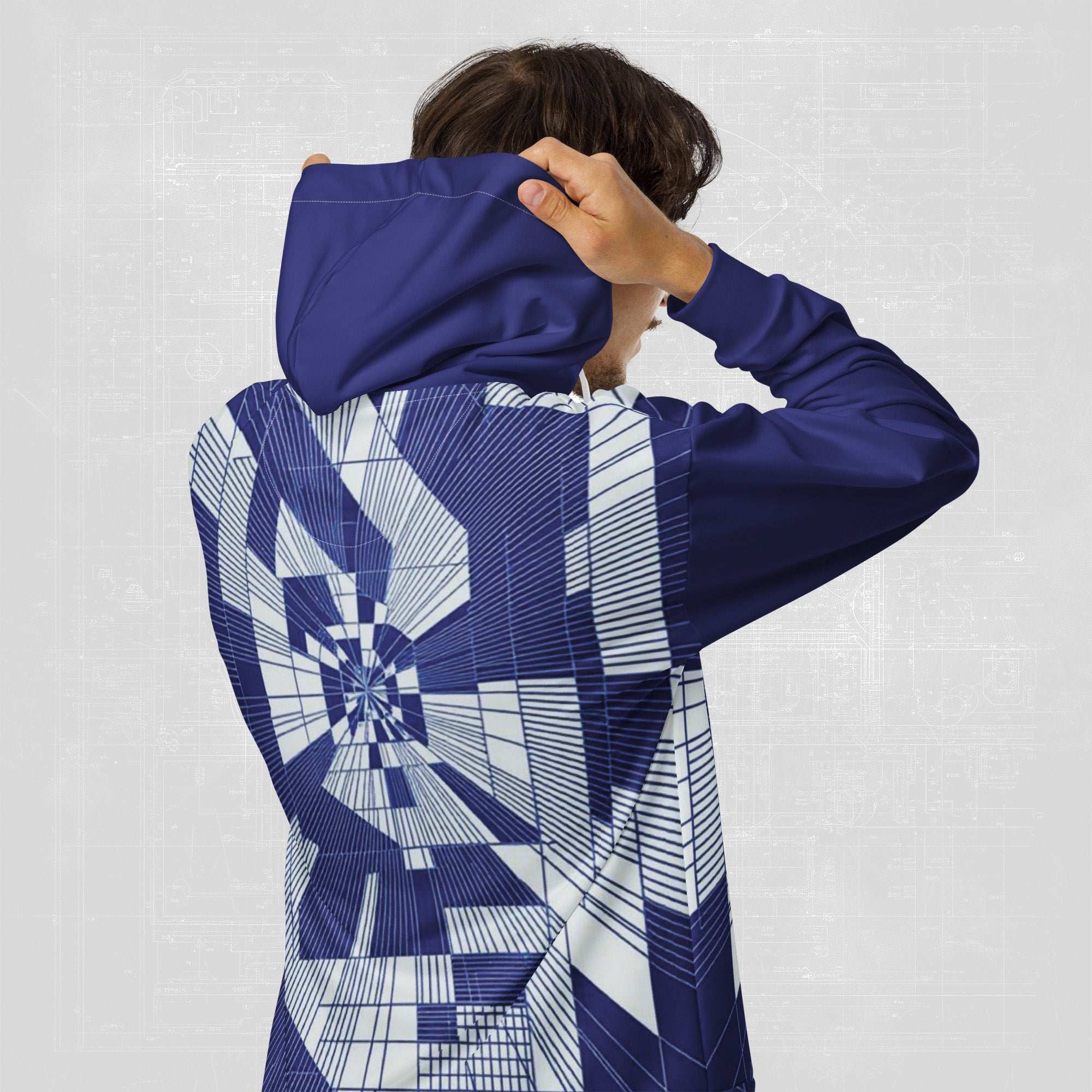 Men's Blueprint Bleed Hoodie (No.19)