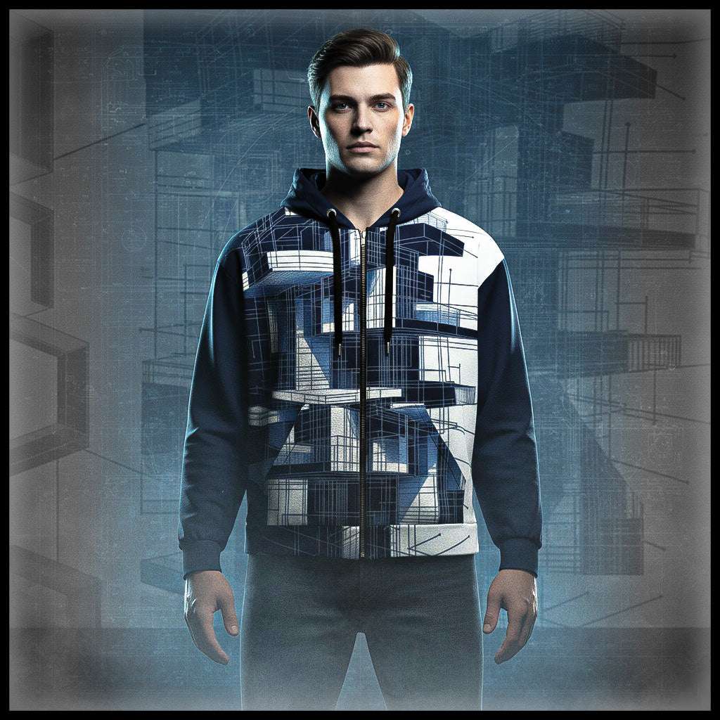 Men's Blueprint Bleed Hoodie (No.20)
