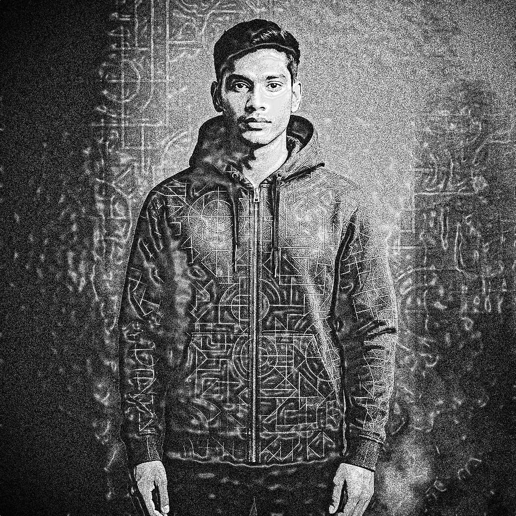 Men's Blueprint Bleed Hoodie (No.07)