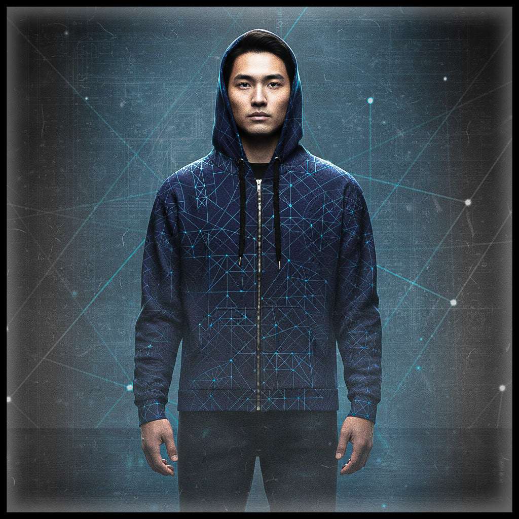 Men's Blueprint Bleed Hoodie (No.09)