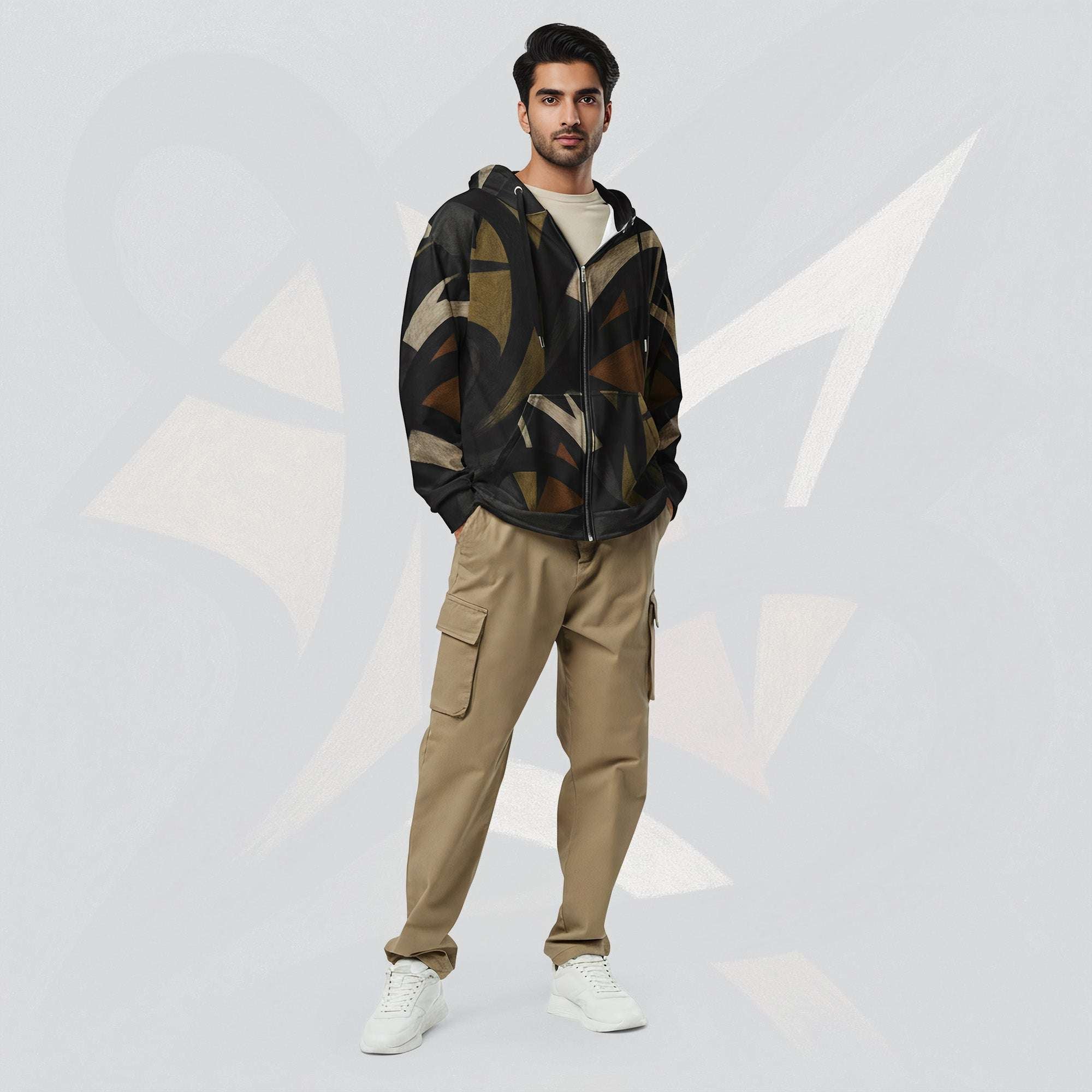 Men's Shadow Drip Hoodie (No.04)