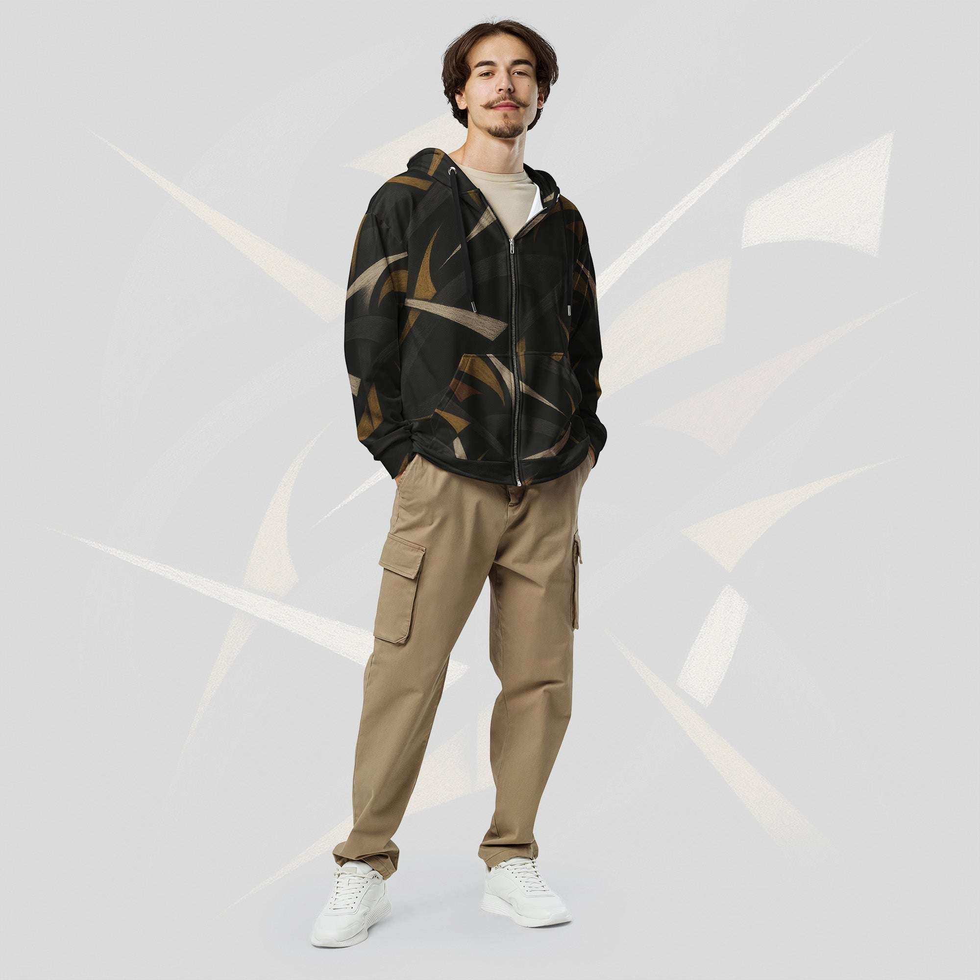 Men's Shadow Drip Hoodie (No.10)