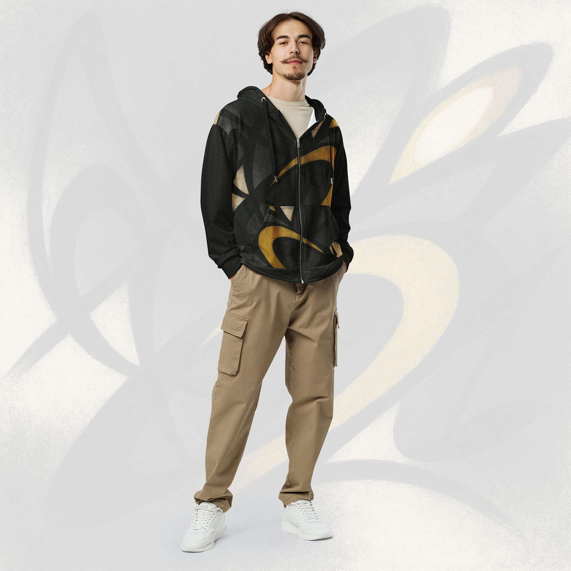 Men's Shadow Drip Hoodie (No.11)