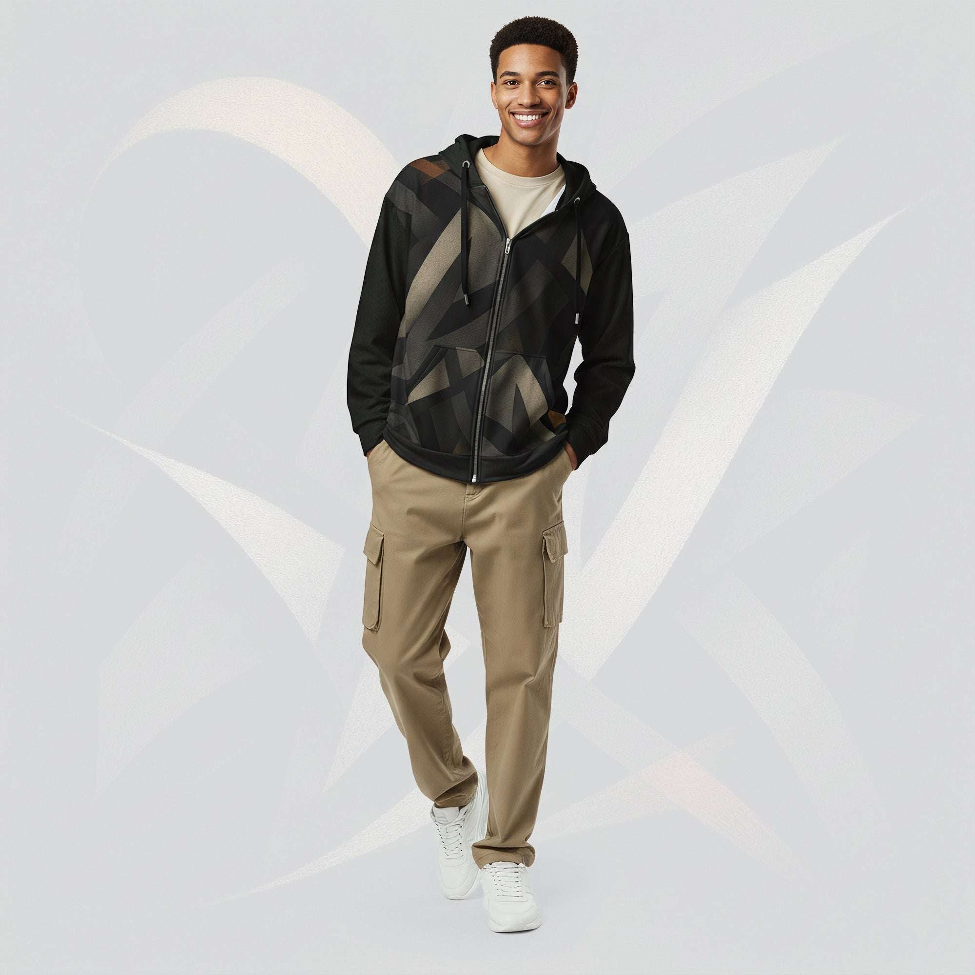 Men's Shadow Drip Hoodie (No.17)