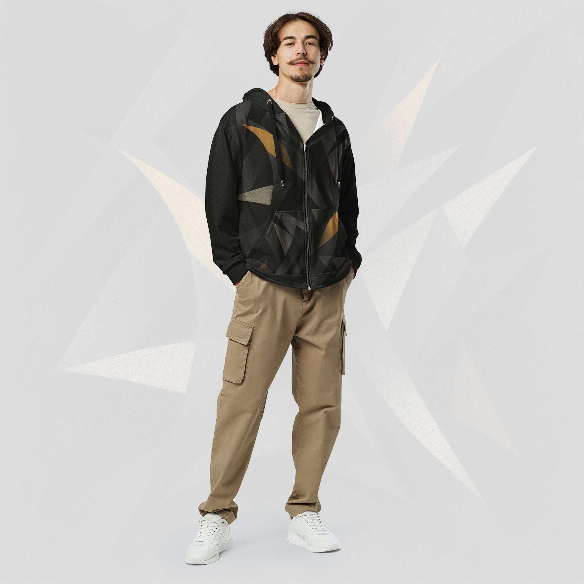 Men's Shadow Drip Hoodie (No.18)