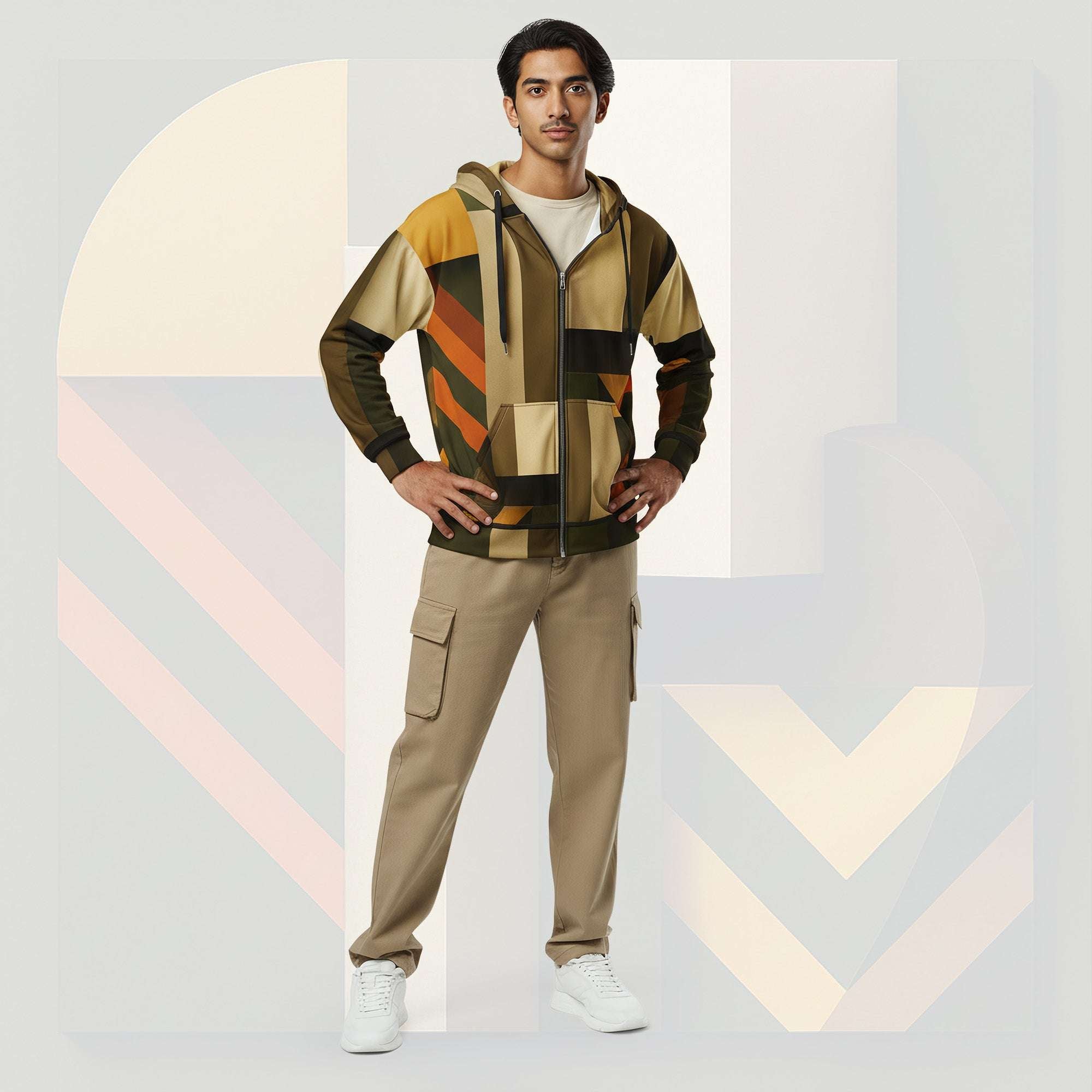 Men's Urban Utility Hoodie (No.08)