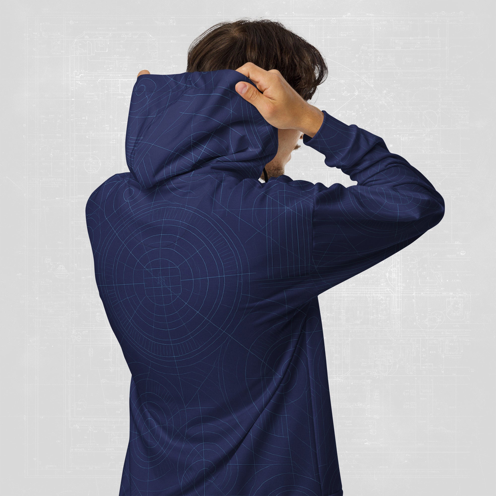 Men's Blueprint Bleed Hoodie (No.04)