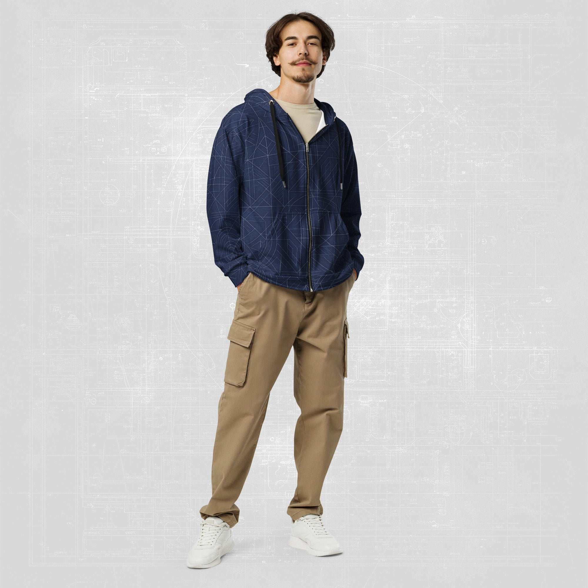 Men's Blueprint Bleed Hoodie (No.06)