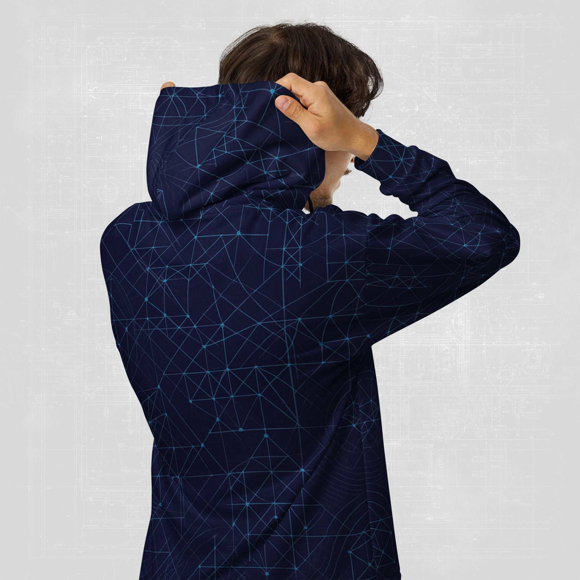 Men's Blueprint Bleed Hoodie (No.09)