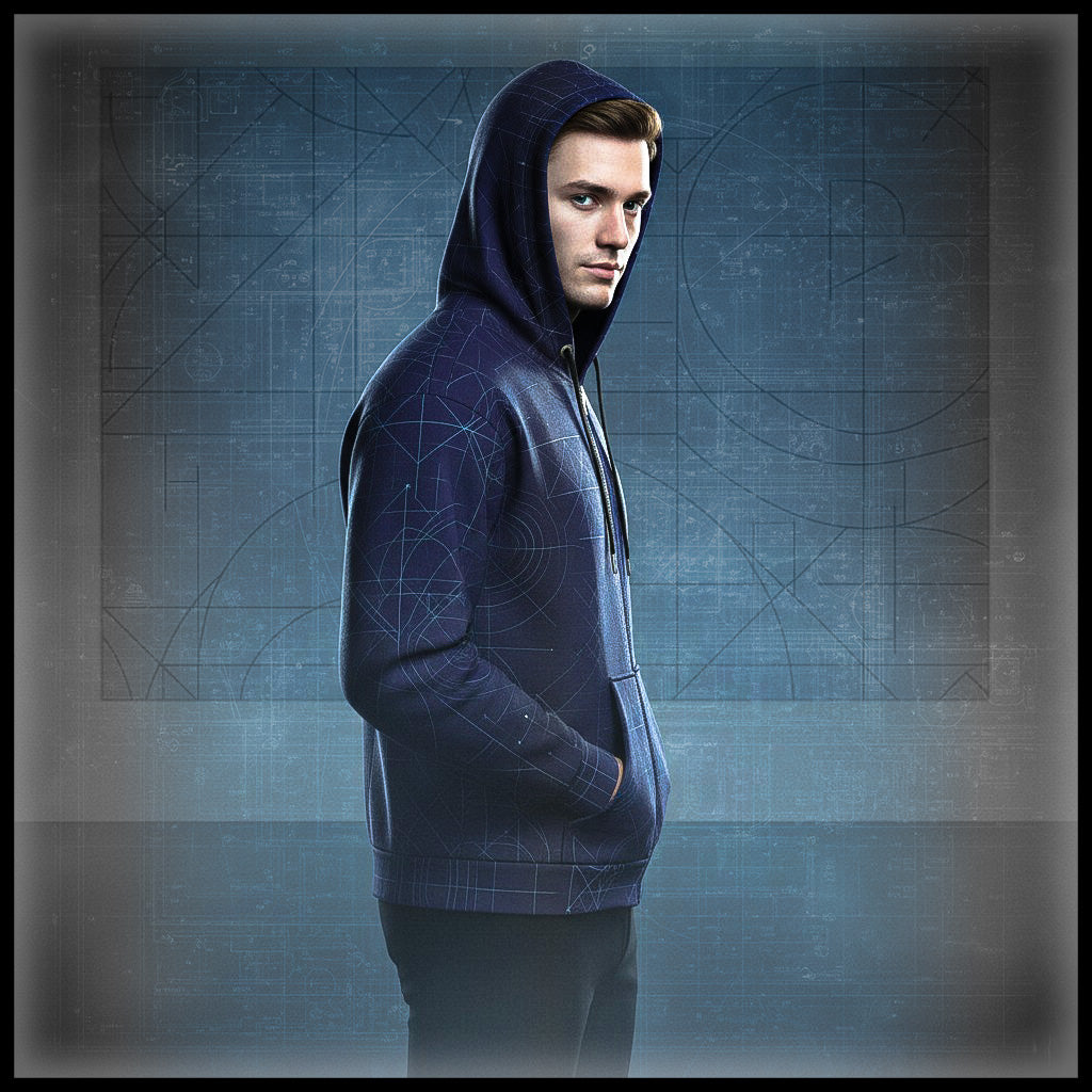 Men's Blueprint Bleed Hoodie (No.10)
