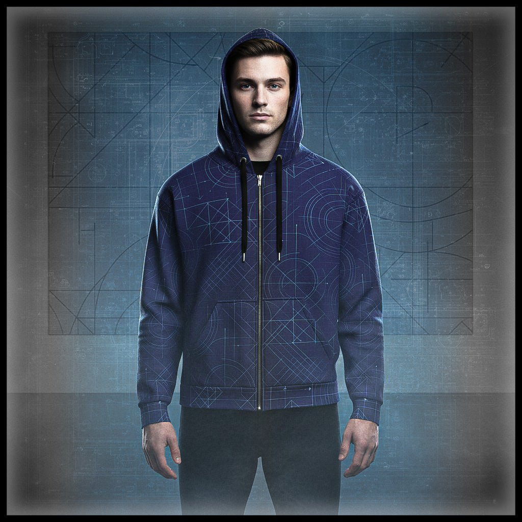 Men's Blueprint Bleed Hoodie (No.10)