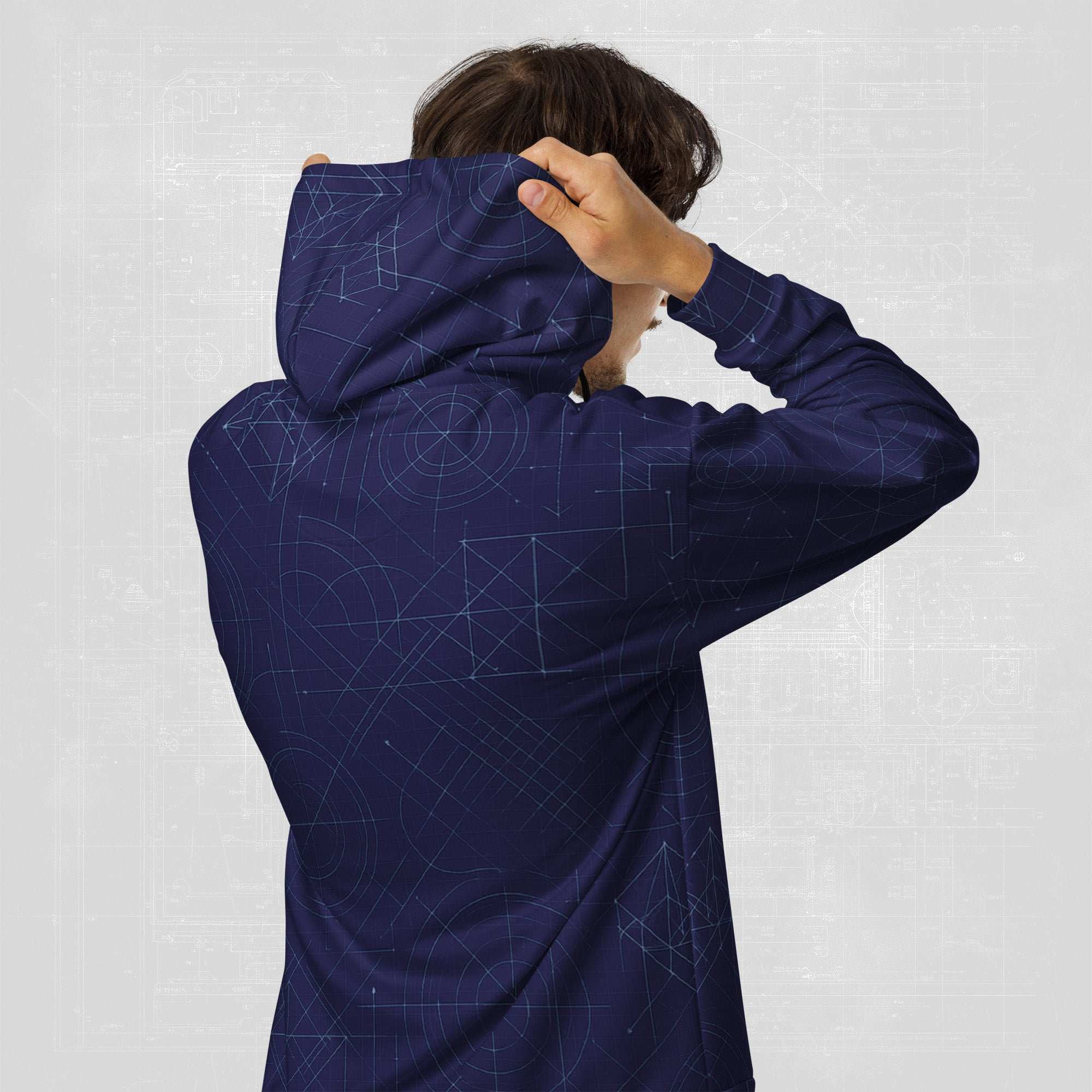 Men's Blueprint Bleed Hoodie (No.10)