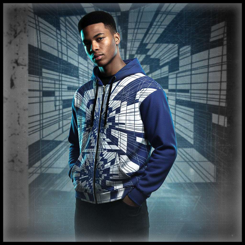 Men's Blueprint Bleed Hoodie (No.11)