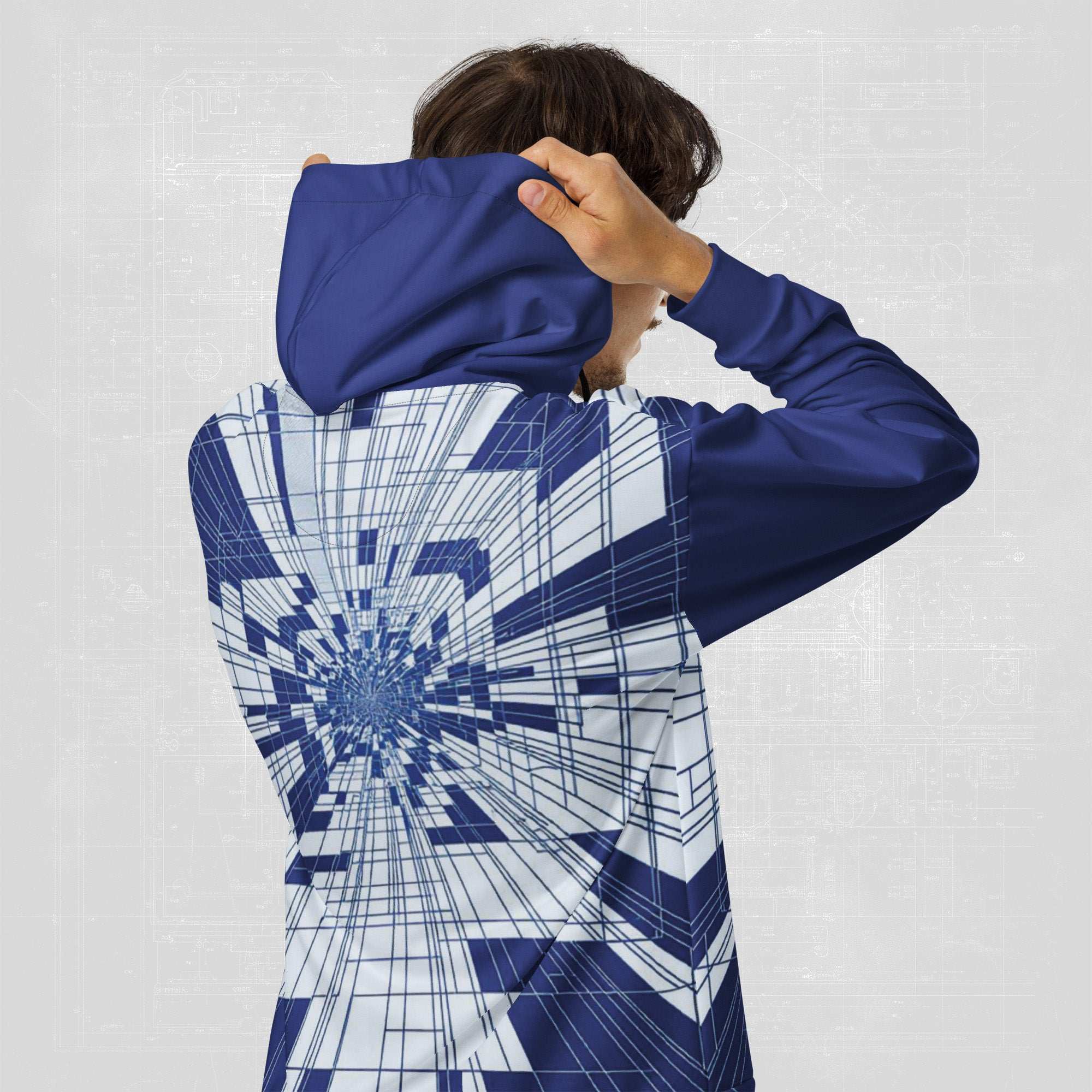 Men's Blueprint Bleed Hoodie (No.11)