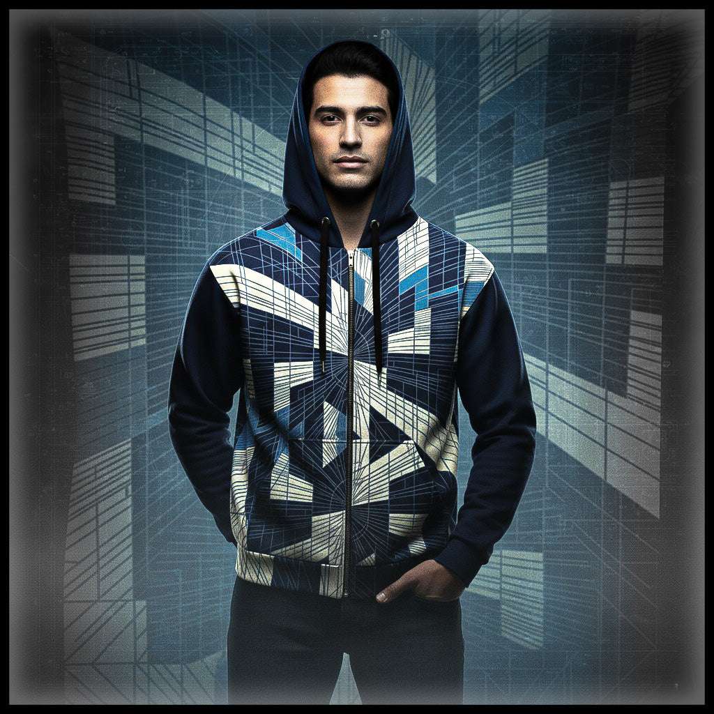 Men's Blueprint Bleed Hoodie (No.12)