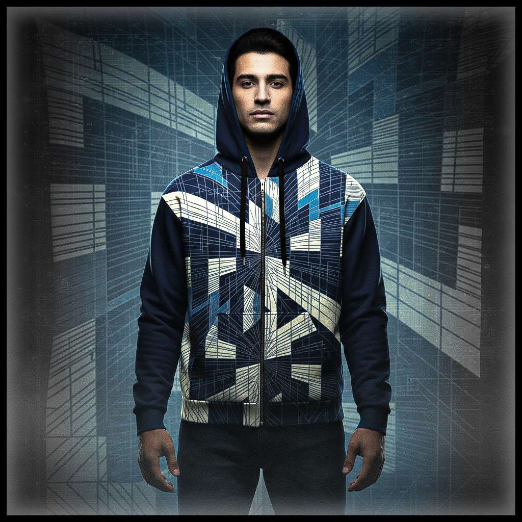 Men's Blueprint Bleed Hoodie (No.12)